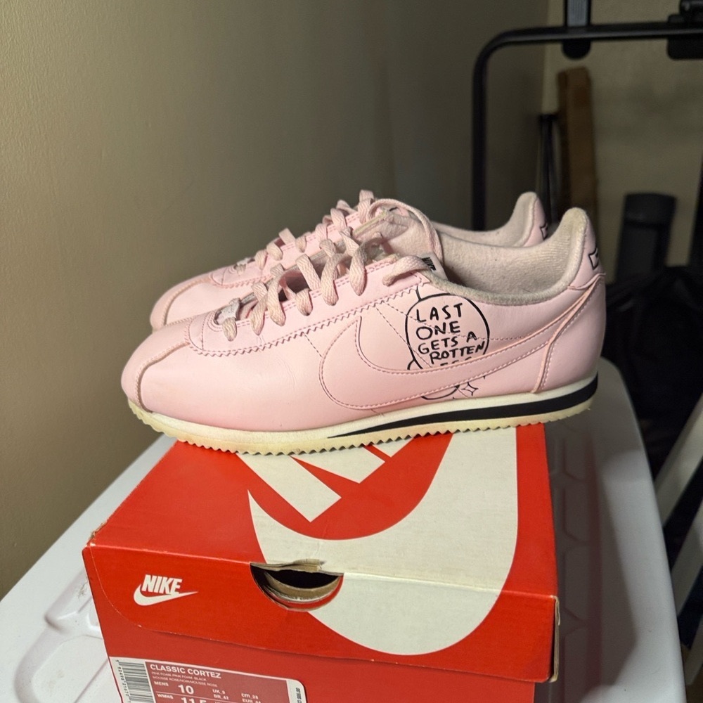 Nike Pink Classic Cortez Nathan Bell Rotten Egg